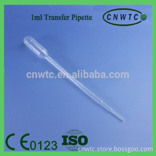 1ml Plastic Disposable Pasture Transfer Pipette